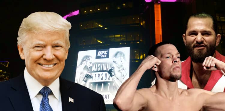 Donald Trump and UFC 244 MSG