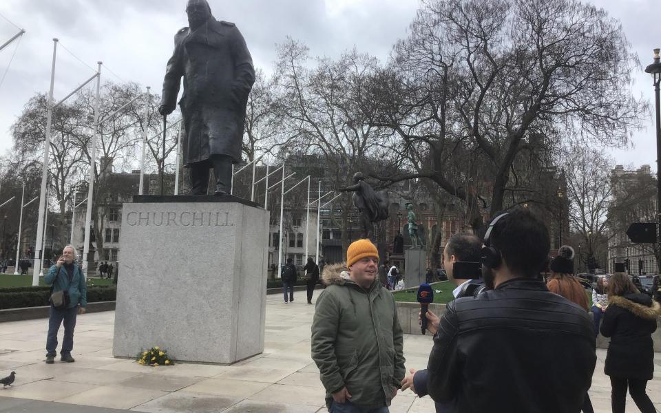 Stephen Liddell taking a tour in London, pre-pandemic - Stephen Liddell