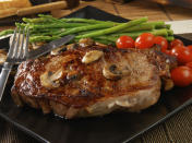 <b>Steak </b><br>Beef has a rep as a diet buster, but eating it may help you peel off pounds.Try to consume local organic beef; it's healthier for you and the environment. <br><b>Eat more</b> Grill or broil a 4-ounce serving of top round or sirloin; slice thinly to top a salad, or mix with veggies for fajitas.