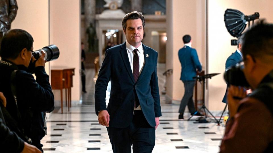 PHOTO: Rep. Matt Gaetz is shown at the U.S. Capitol in Washington, D.C., on Feb. 6, 2024. (Kenny Holston/The New York Times via Redux)