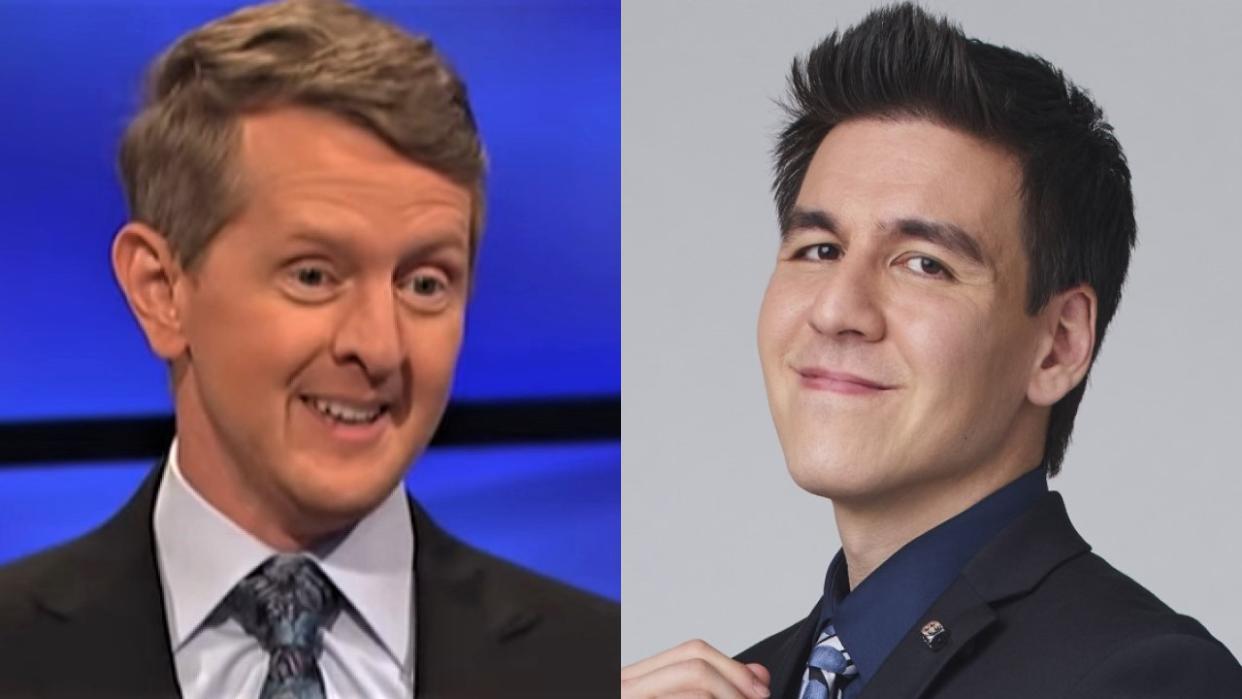  Ken Jennings on Jeopardy and James Holzhauer on The Chase. 