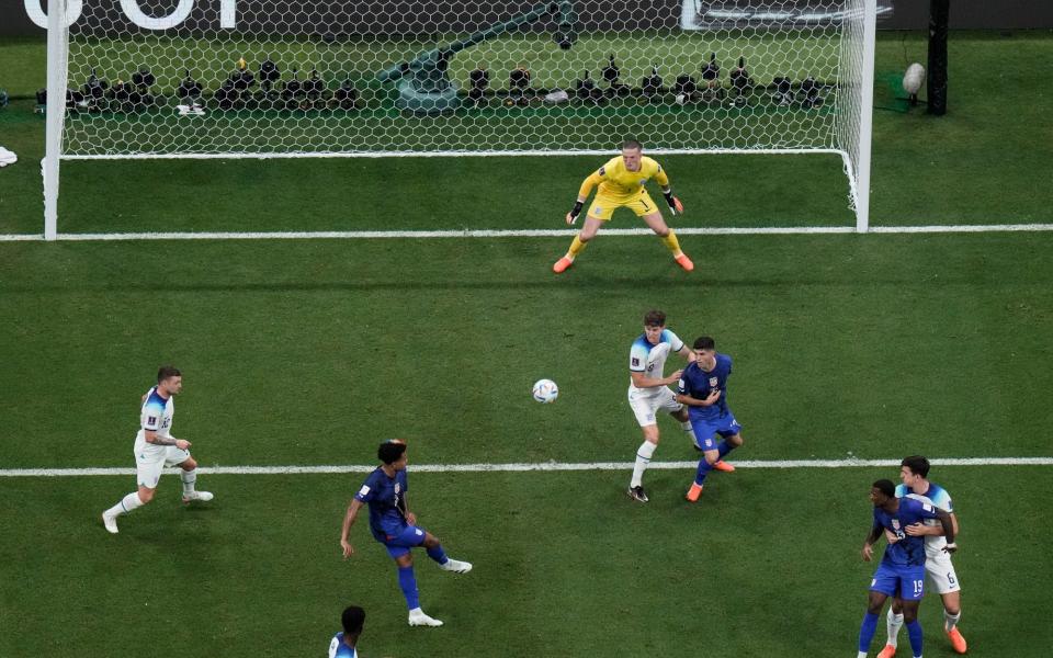 McKennie shoots - AP Photo/Hassan Ammar