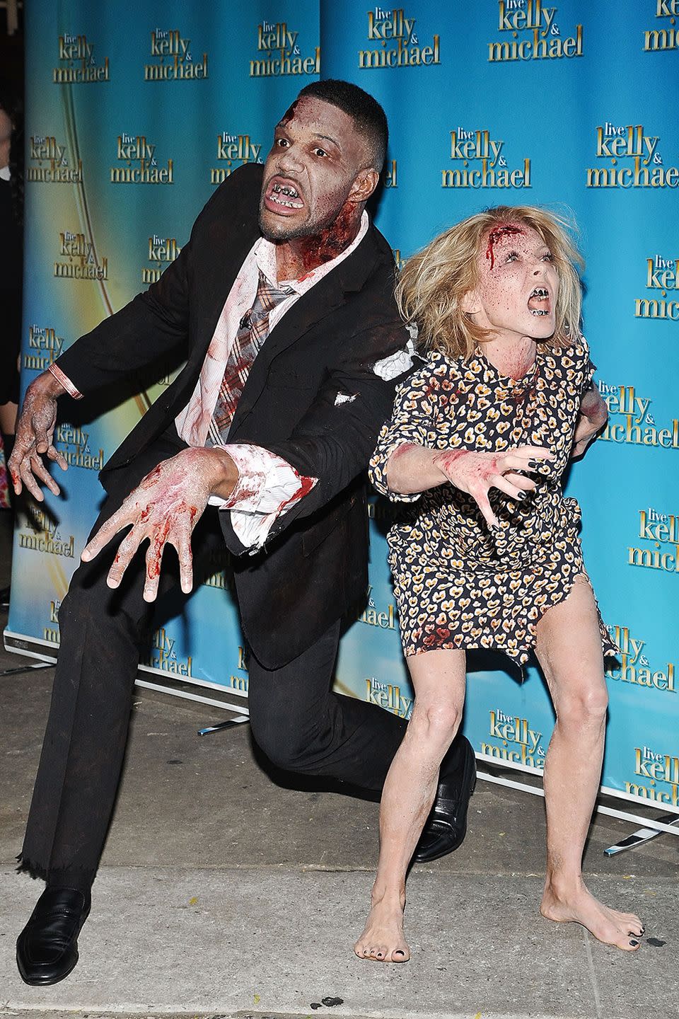 Michael Strahan and Kelly Ripa - Zombies