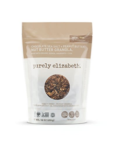 5) Chocolate Sea Salt + Peanut Butter Nut Butter Granola