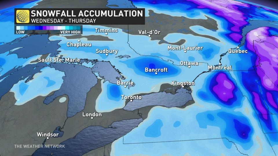 Ontario snow outlook