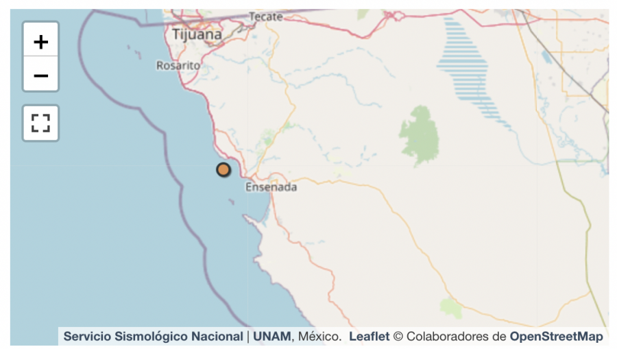 Sismo en Ensenada