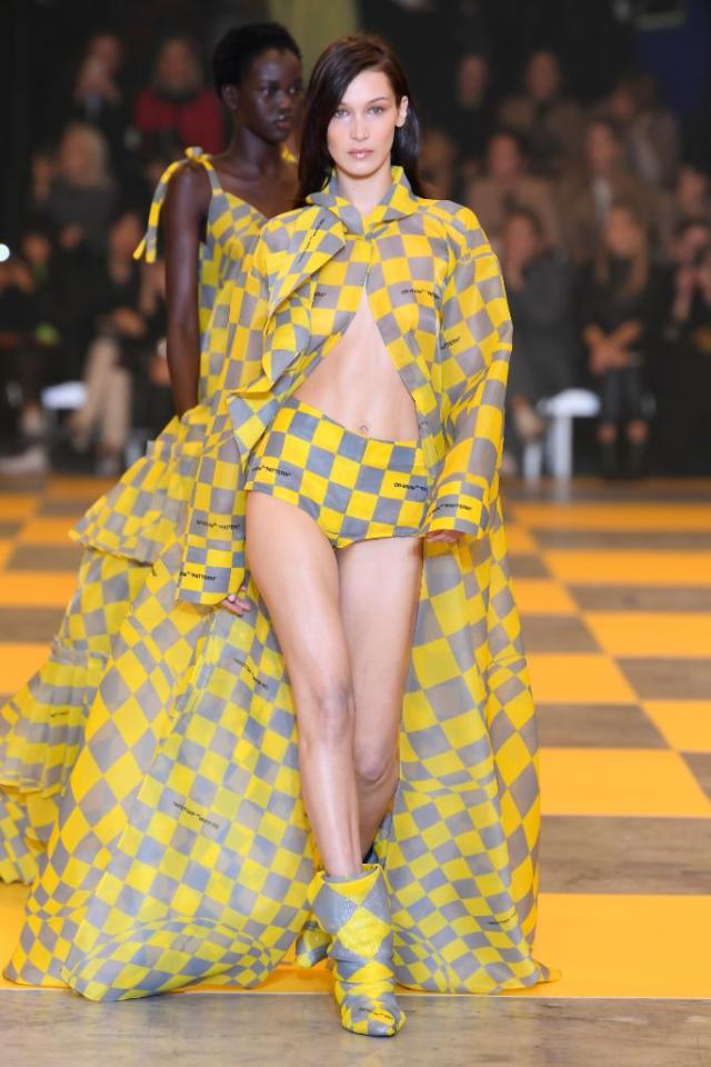 Bella Hadid Hits the Runway with a 101 Fever at Paris Fashion Week