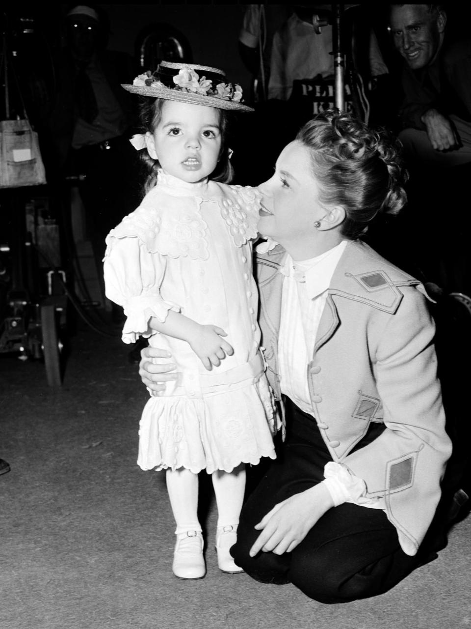 Liza Minnelli at the age of two with her mum Judy Garland