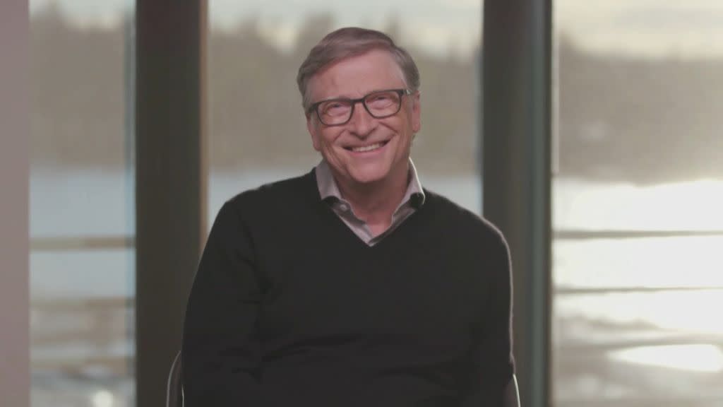 Bill Gates on the Late Late Show, Oct. 21 2020