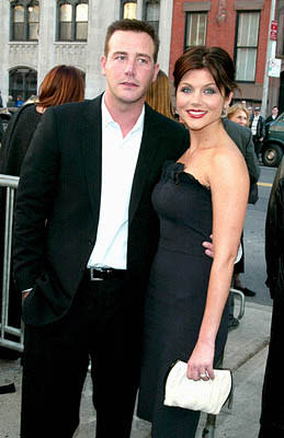 Richard Ruccolo and Tiffani Thiessen at the New York premiere of Dreamworks' Hollywood Ending