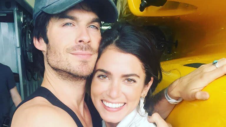 Iam Somerhalder y Nikki Reed, en la dulce espera