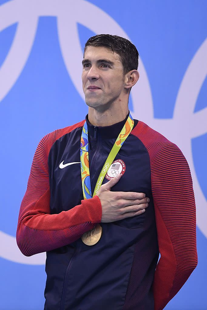 Without Beard: Michael Phelps