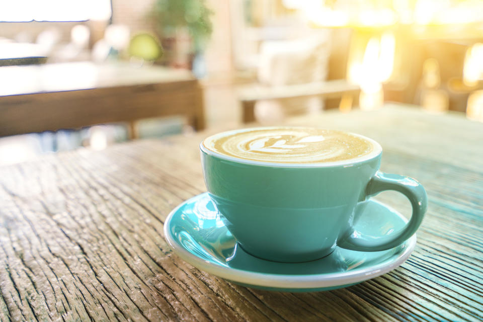 A cup of coffee on table