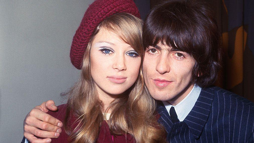 Patty Boyd y George Harrison.