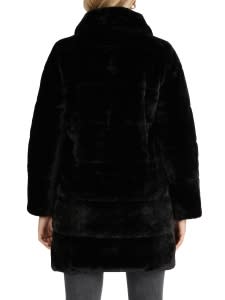 NVLT Women's Full Length Faux Fur Puffer