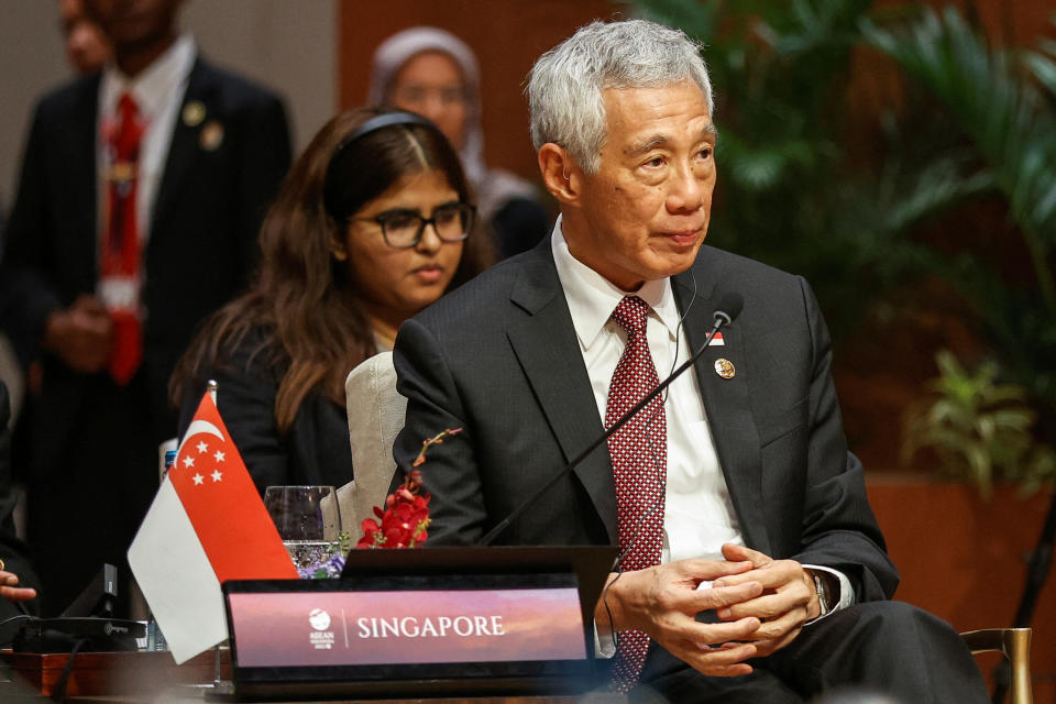 Singapore's Prime Minister Lee Hsien Loong attends the retreat session of the 43rd Association of Southeast Asian Nations (ASEAN) Summit in Jakarta, Indonesia, September 5, 2023. Mast Irham/Pool via REUTERS