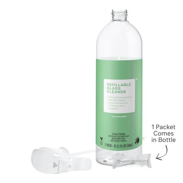 11) Refillable Glass Cleaner
