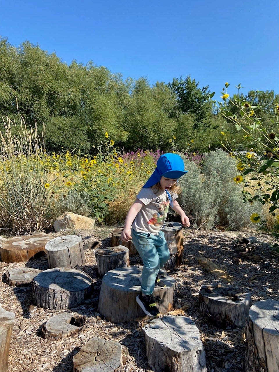 Emerson Sharp, 3, just started at Montessori school in Boise, Idaho.