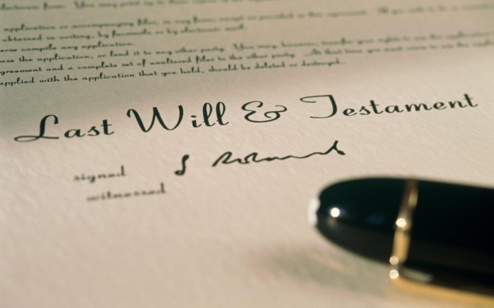 Wills are legal binding documents, but they can be challenged under certain rules  - Getty Images 