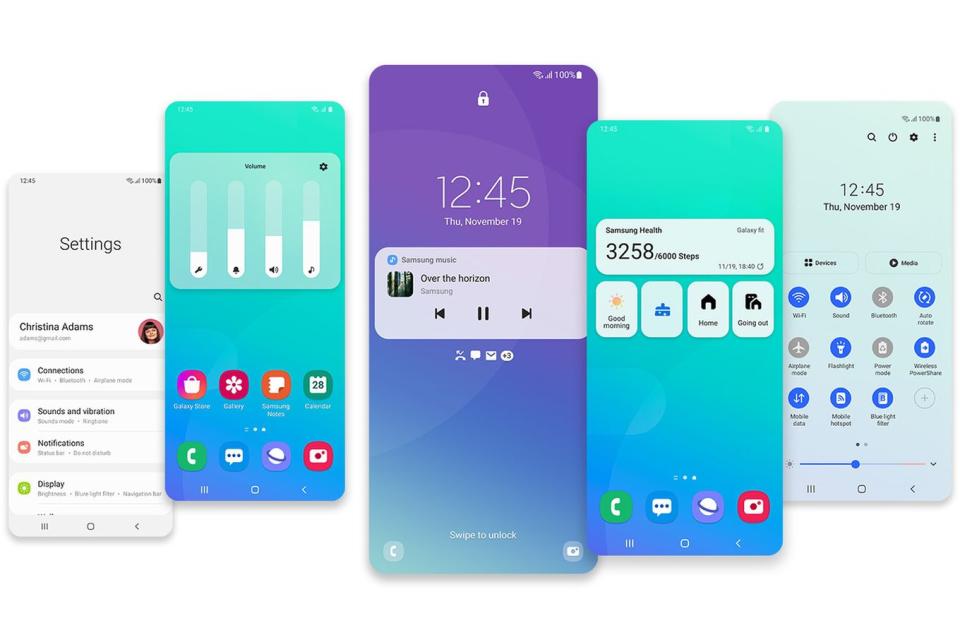 El One UI 3.0 llegará primero a los Galaxy S20 y luego otros dispositivos de Samsung, incluyendo la familia S10