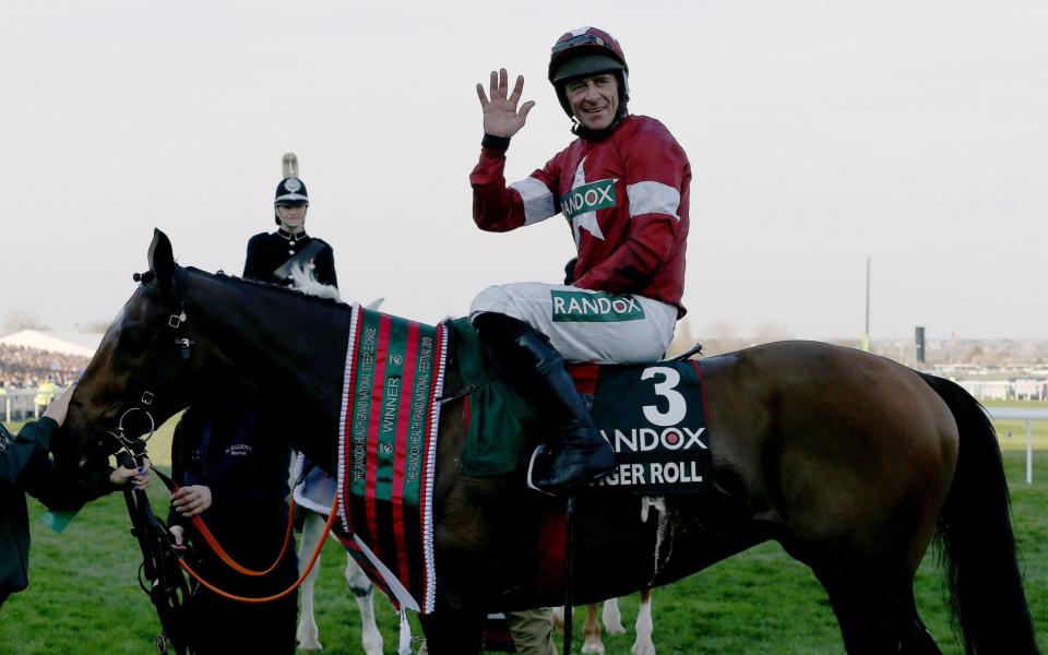 Tiger Roll, ridden here by Davy Russell, is among the winners of this race - but it has attracted concern - REX