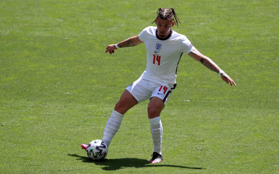 Kalvin Phillips of England during the UEFA Euro 2020 Championship Group D match between England and Croatia on June 13, 2021 in London, United Kingdom - Marc Atkins/Getty Images