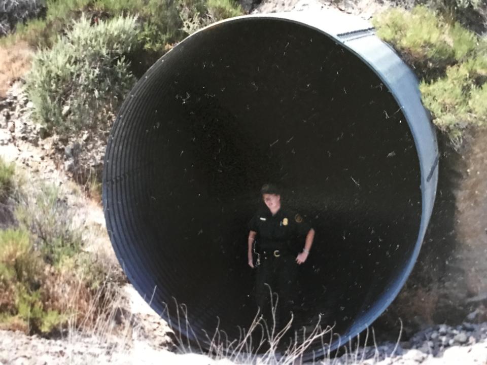 Budd on patrol along the U.S.-Mexico border. (Photo: Courtesy of Jenn Budd)