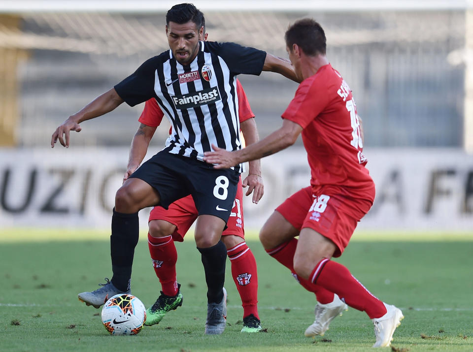 Petrucci is now playing for Ascoli in Italy's second tier. (Credit: Getty Images)