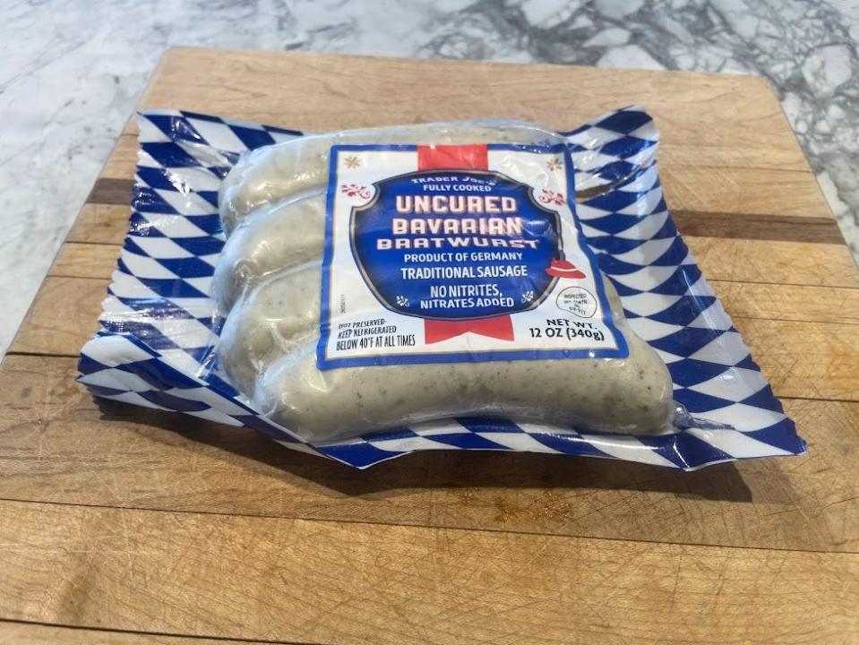 Trader Joe's uncured Bavarian Bratwurst