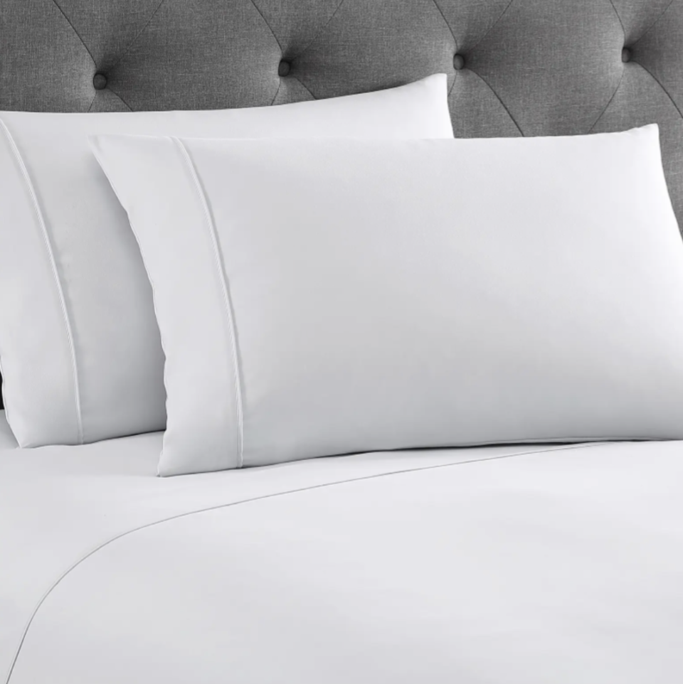 UGG Nieva Cooling Percale Sheets in Stone (Photo via Nordstrom)