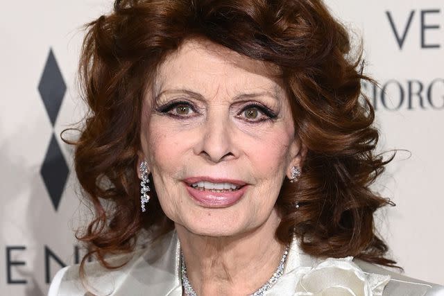 <p>David Fisher/Shutterstock</p> Sophia Loren on Sept. 2, 2023.