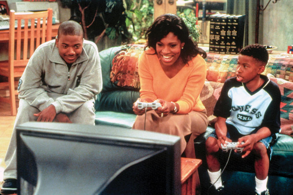 CBS originally ordered the pilot for Moesha (1996-2001), and it was later picked up by UPN, where it became one of the network’s biggest hits (from left: Ray J. Norwood, Ralph and Marcus Paulk).