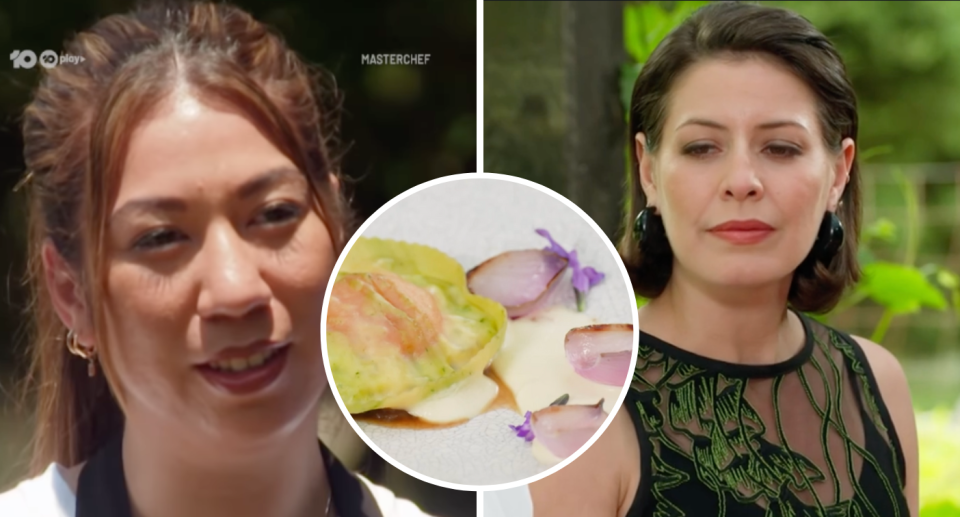 Fans were left very divided about the elimination on Tuesday night's episode of MasterChef. Credit: Channel Ten