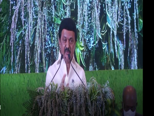 CM MK Stalin addressing the event in Chennai (Photo/ANI)