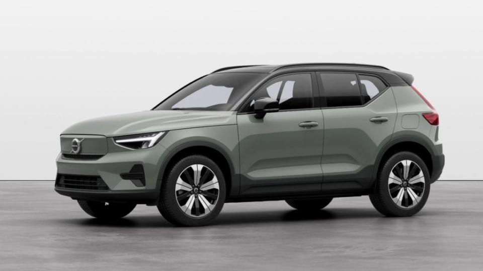 XC40 Recharge在1月份的41輛掛牌數中，P6與P8 AWD車型各佔一半。(圖片來源/ Volvo)