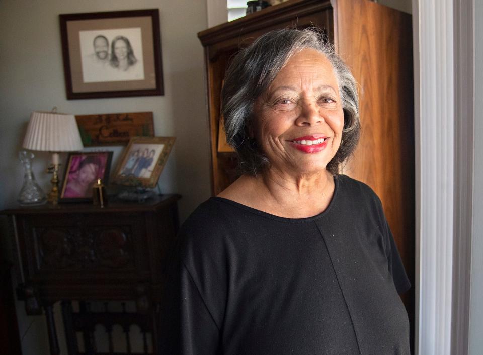 Kathy Cotton, seen here at her home in Manteca, Calif. on June 2, 2023, is a former Black Silicon Valley veteran, has made a documentary film, "A Place at the Table: The Story of the African American Pioneers in Silicon Valley."