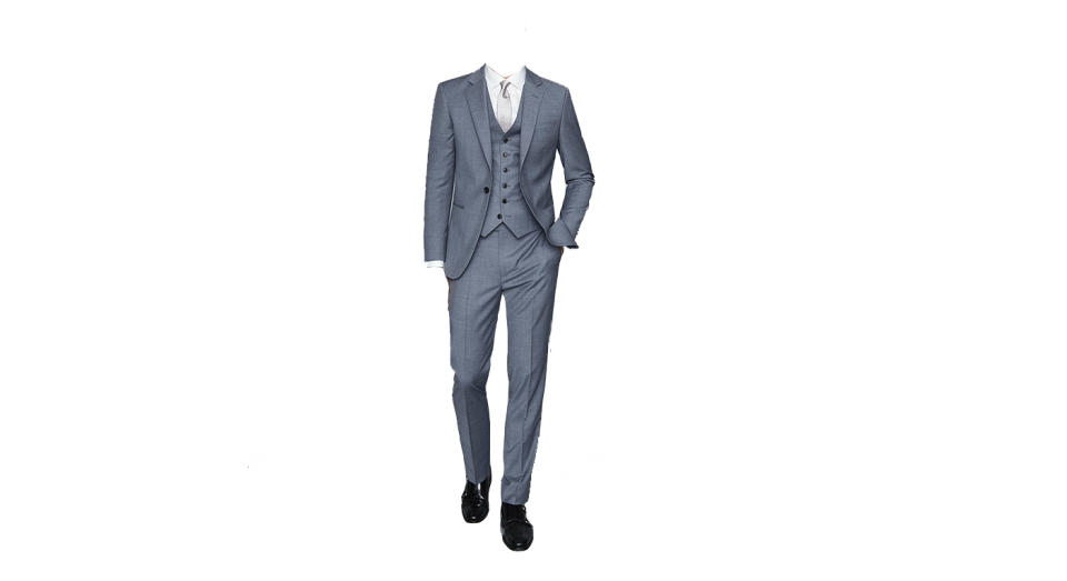 Climate Wool Modern Fit Three Piece Blazer, Waistcoat and Trousers 