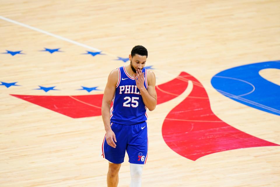 The 76ers were able to persuade Ben Simmons to return to the team a week before the start of the season as they work to find a trade partner.