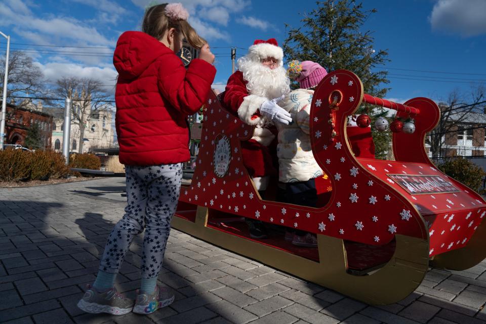 Eddie Broderick, 83 of Bayonne, has been portraying Santa Claus for the past 57 years in Bayonne, NJ.