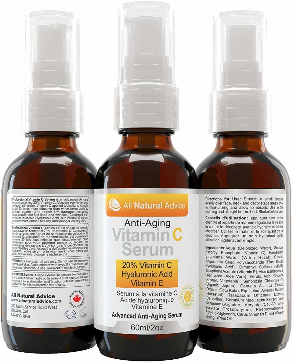 All Natural Advice Anti-aging Vitamin C Serum