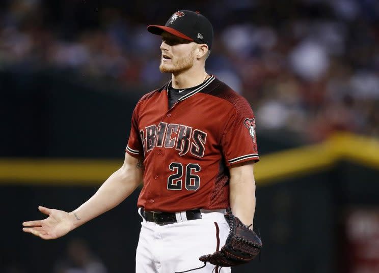 Diamondbacks right-hander Shelby Miller might be headed for Tommy John surgery after being diagnosed with UCL tear. (AP)