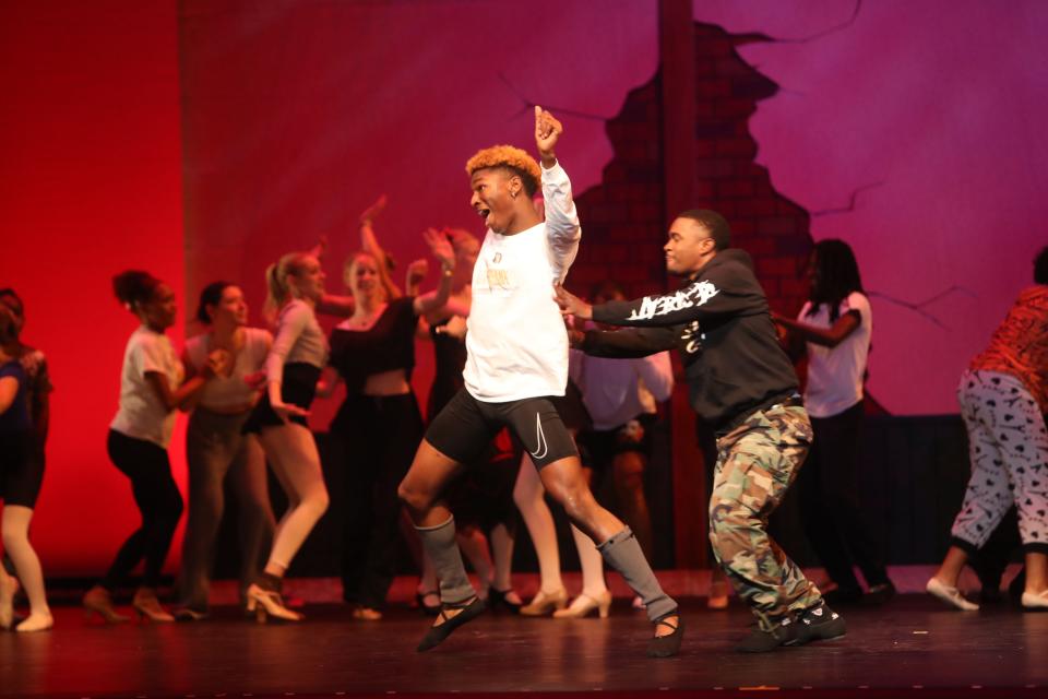 Dancers rehearse for the 20th anniversary edition of New Ballet Ensemble’s “NutRemix" on Wednesday, Nov. 23, 2022, at the Cannon Center in Memphis. Alumni and current students are taking part in this year's production.