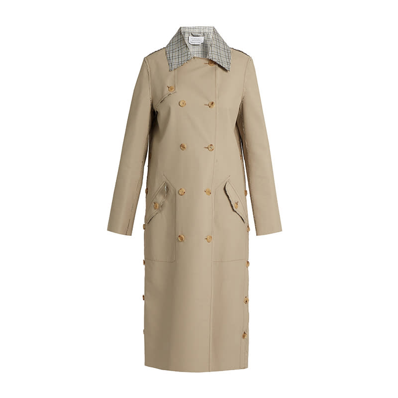 <a rel="nofollow noopener" href="http://rstyle.me/n/cka64njduw" target="_blank" data-ylk="slk:Claremont Reversible Trench Coat, Gabriela Hearst, $3368;elm:context_link;itc:0;sec:content-canvas" class="link ">Claremont Reversible Trench Coat, Gabriela Hearst, $3368</a>