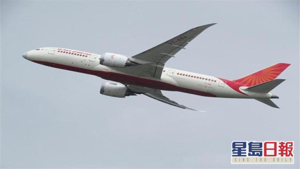 印度航空新德里航班禁抵港5日。資料圖片