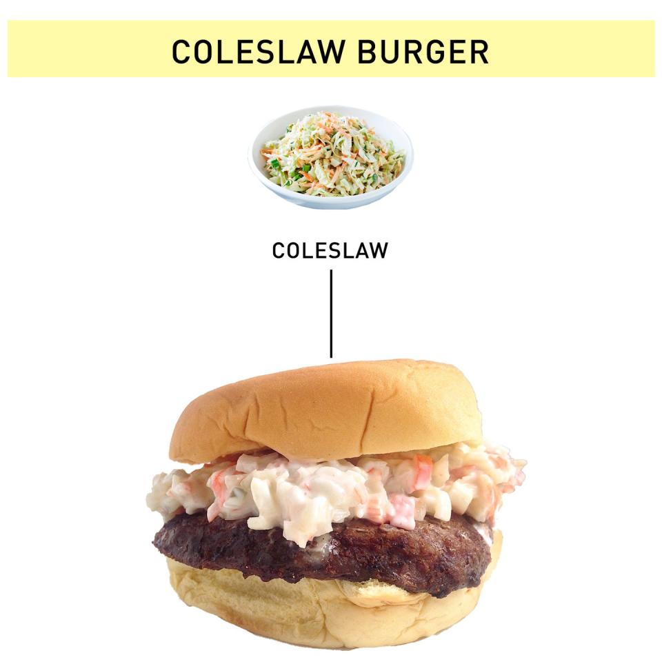 42. Coleslaw Burger