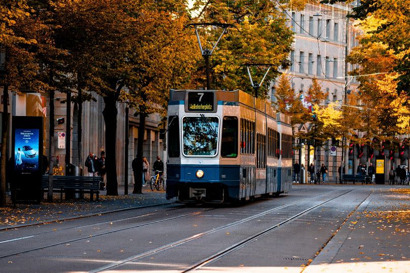 Zurich's public transport network is famously reliable - whatever the weather