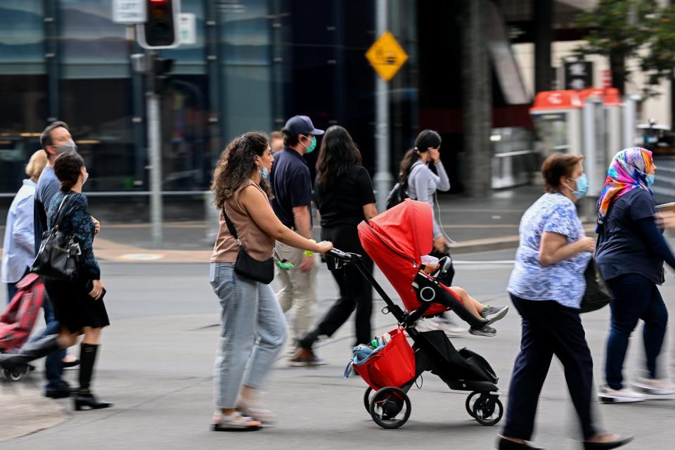 <span class="caption">Based on the 2016 Census, 21% of Australians have a non-European background, and 3% have an Indigenous background.</span> <span class="attribution"><span class="source">Bianca De Marchi/AAP</span></span>
