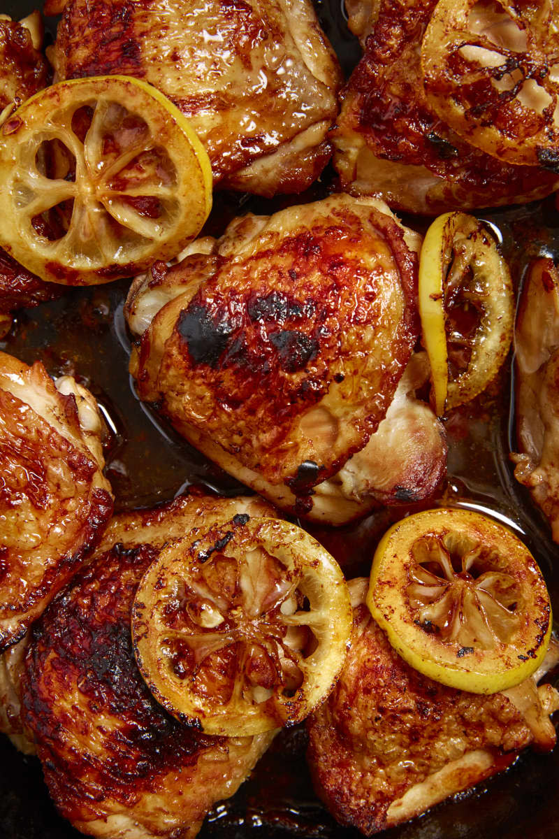 Arnold Palmer Pan-Roasted Chicken Thighs
