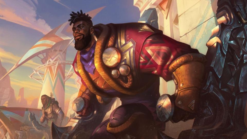 K'sante has a complex kit that allows him to tank and dish damage at the same time. (Photo: Riot Games)