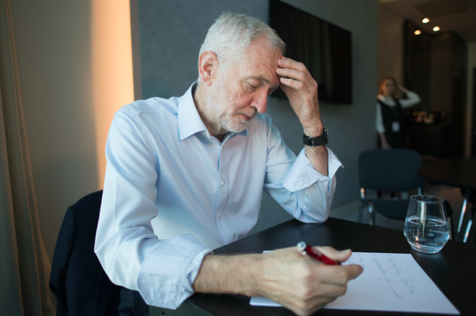 <em>Jeremy Corbyn confirmed Labour would vote down any deal Mrs May strikes with the EU (PA)</em>